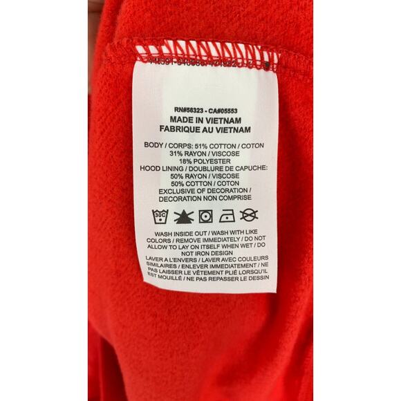 Nike Womens Red University of Tampa Varsity Fleece Hoodie Long Sleeve Small NWT - Picture 6 of 9